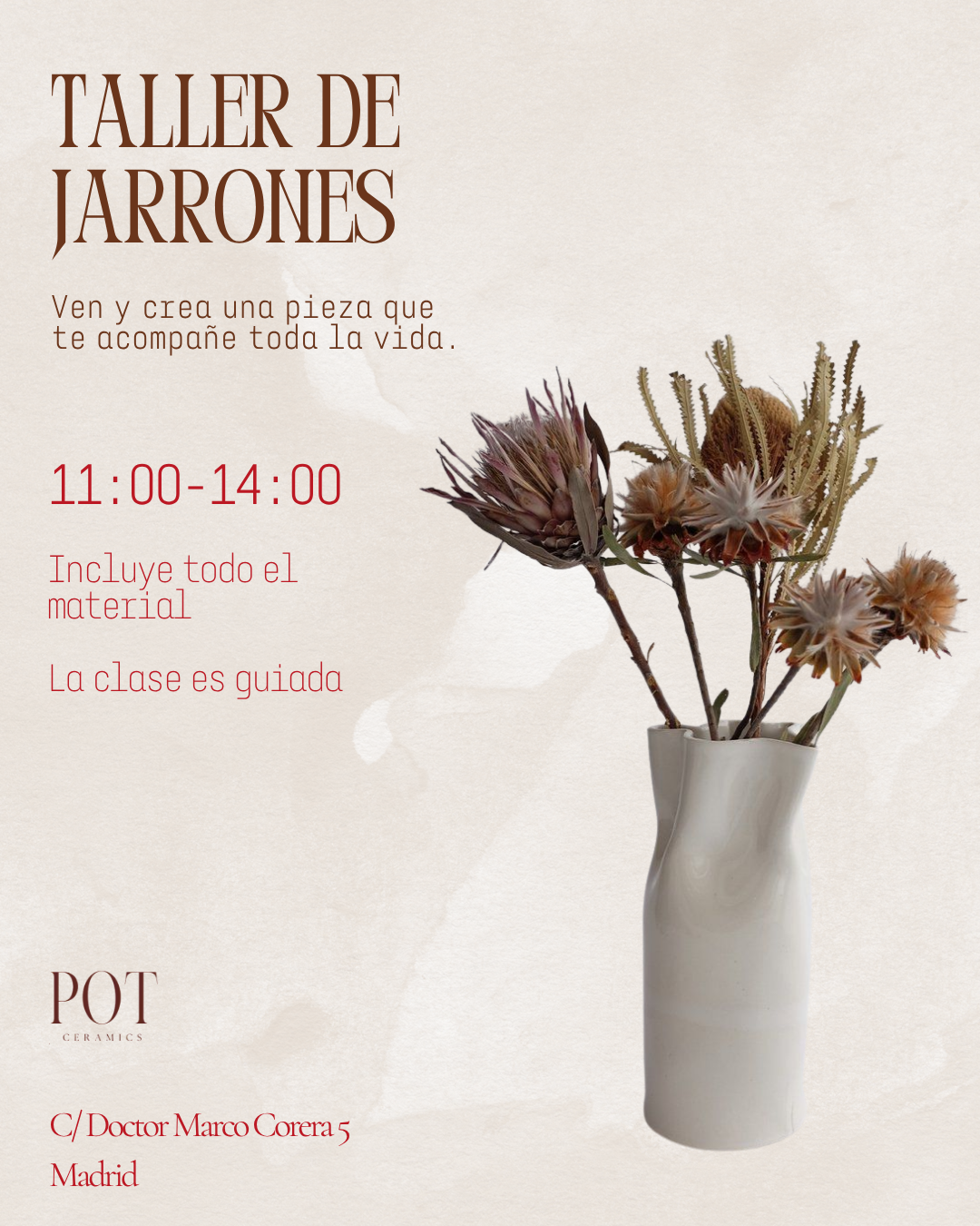 Taller Jarrón - 21 de Noviembre
