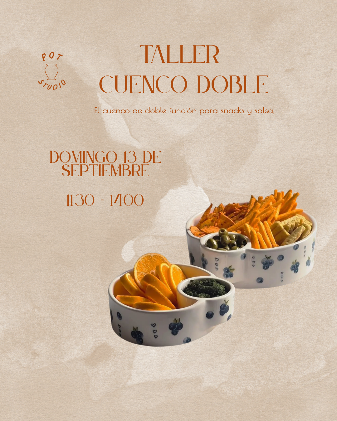 Taller Cuenco Doble